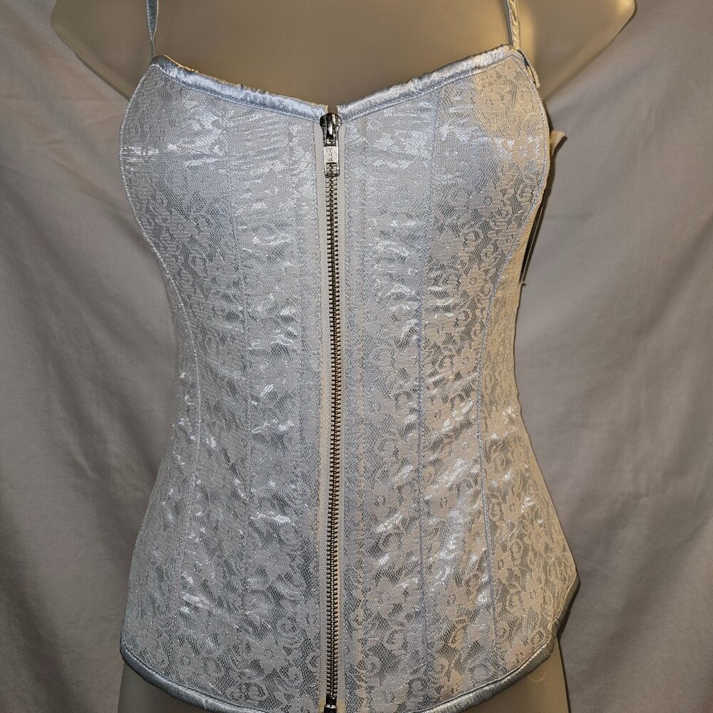 LAST NWT FROZEN CORSET BLUE W/LACE SMALL 24"